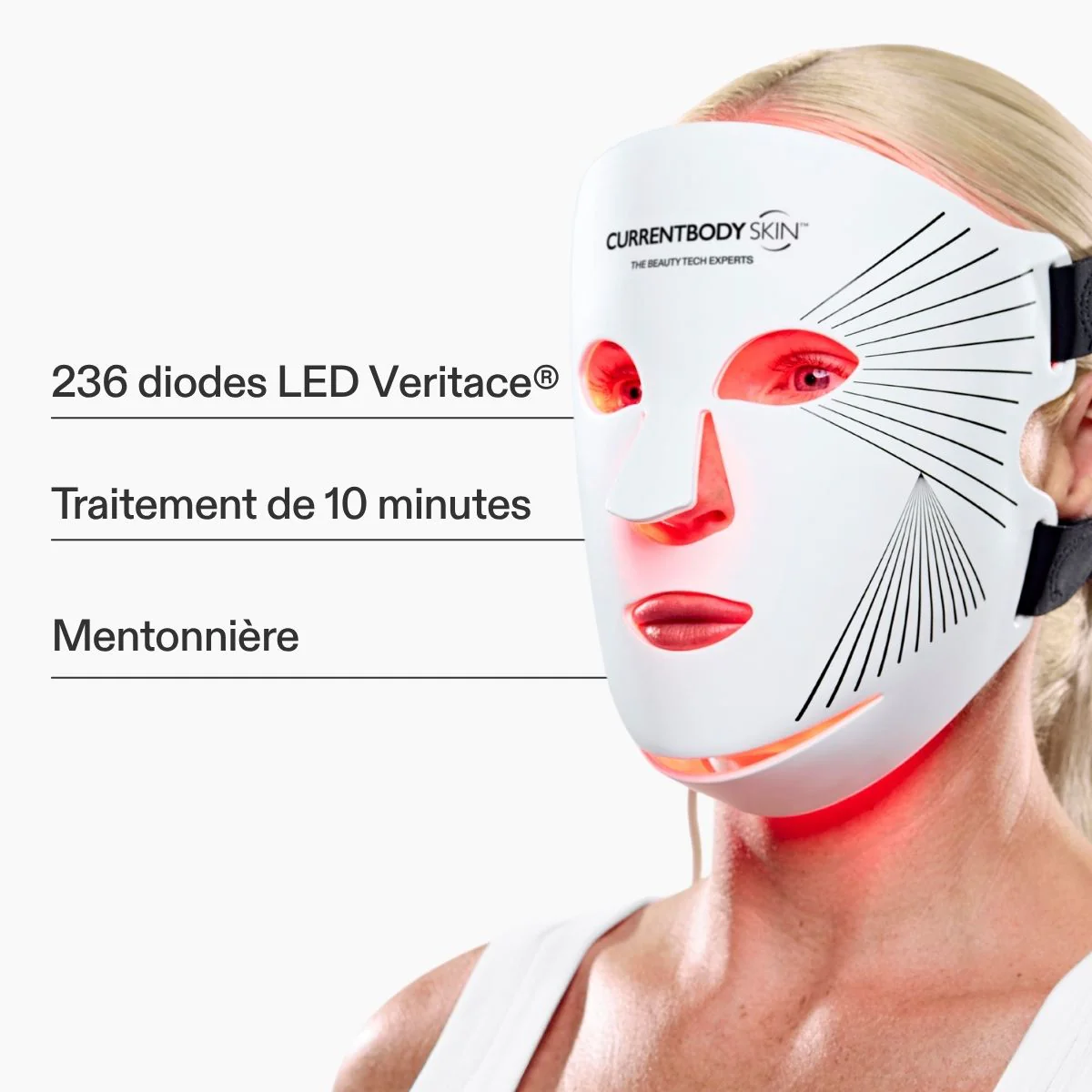 CurrentBody Skin Masque LED visage rouge - Image 14
