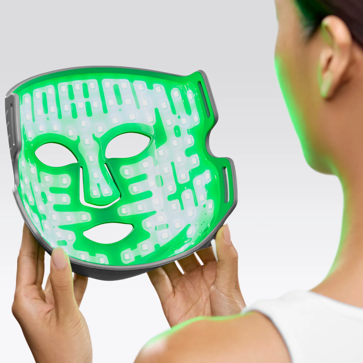 Masque LED multi-couleurs CurrentBody Skin + hydrogels visage (lot de 5) - Image 4